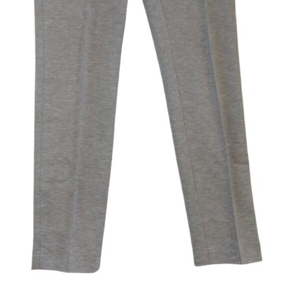 Akris Mara Slim Leg Stretch Jersey Pants Size 6 New Charcoal Gray Tapered Leg - Picture 4 of 11